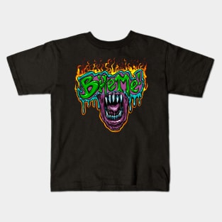 Bite Me Fire Kids T-Shirt